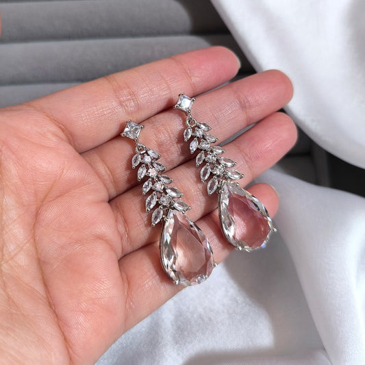 Glacier Leaf Earrings