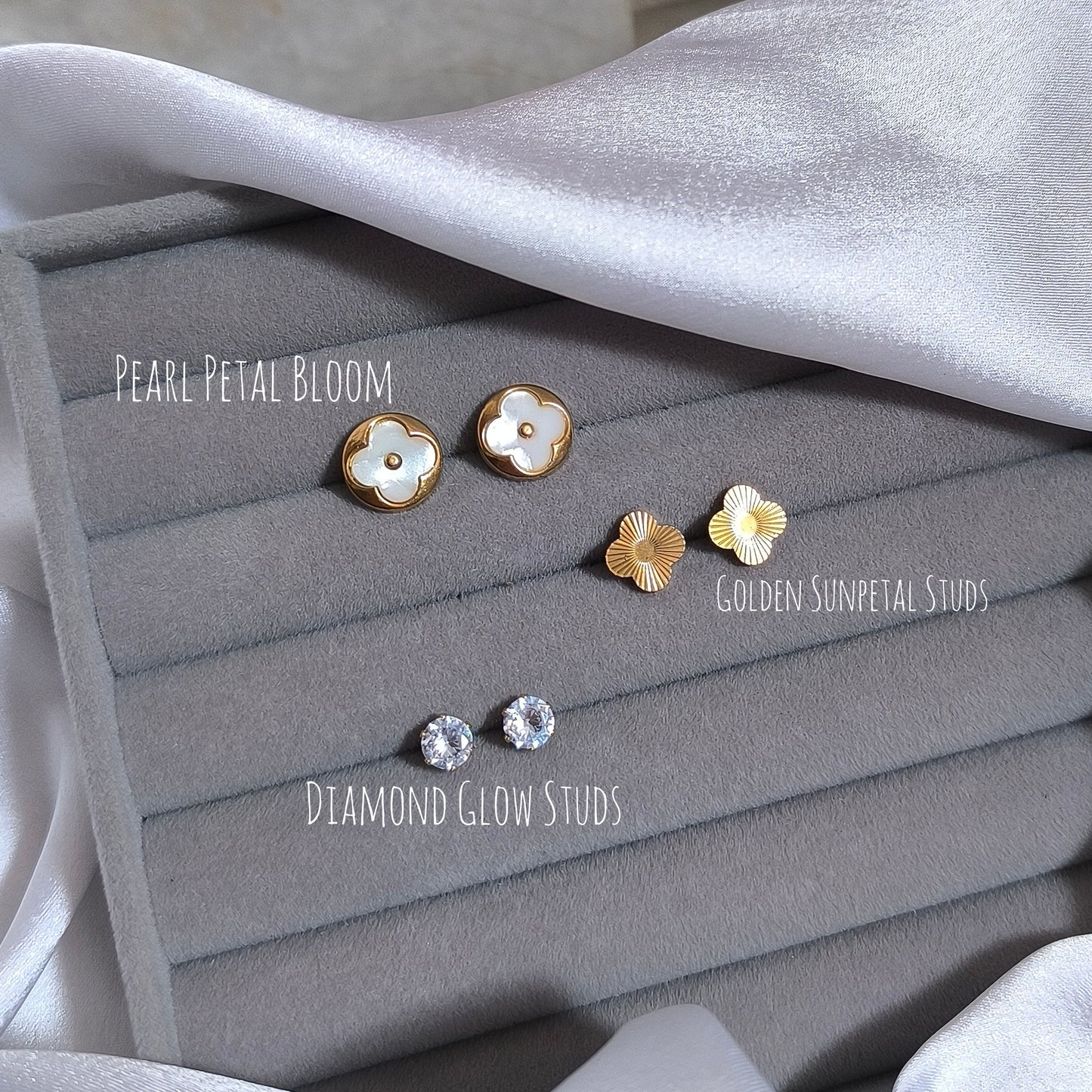 3 Combo of Anti-Tarnish Studs