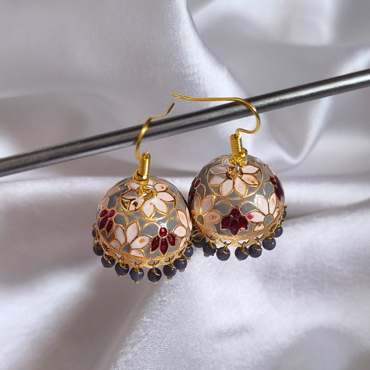 Aavya Meenakari Art Jhumka