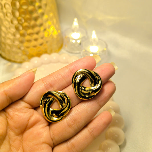 Anti-Tarnish Knot Studs