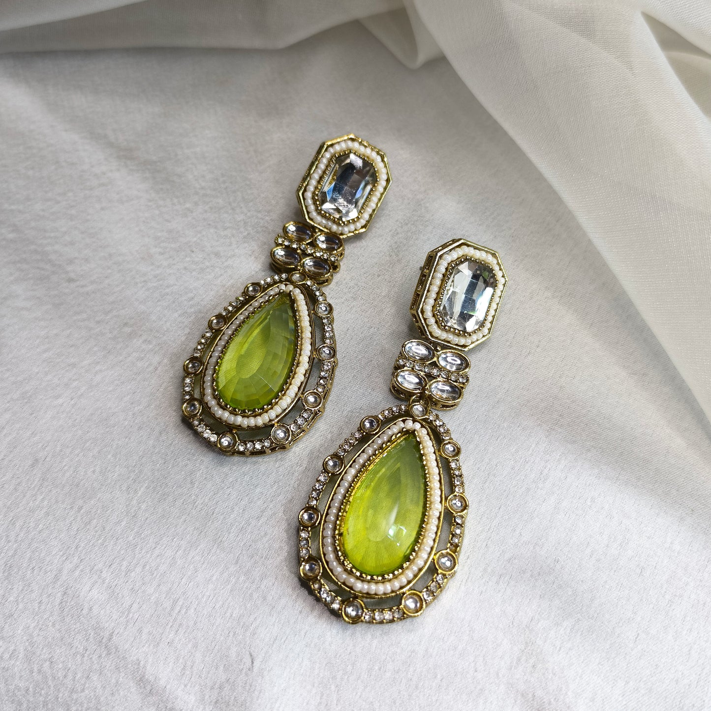 Shahi Hara Noor Premium Earrings