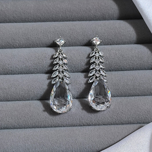 Glacier Leaf Earrings