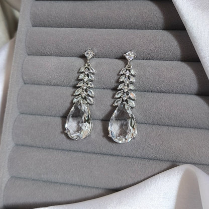 Glacier Leaf Earrings