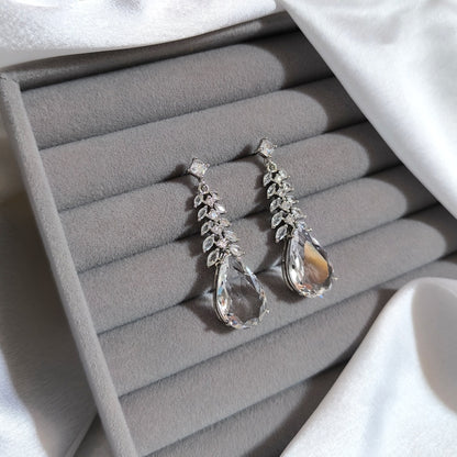 Glacier Leaf Earrings