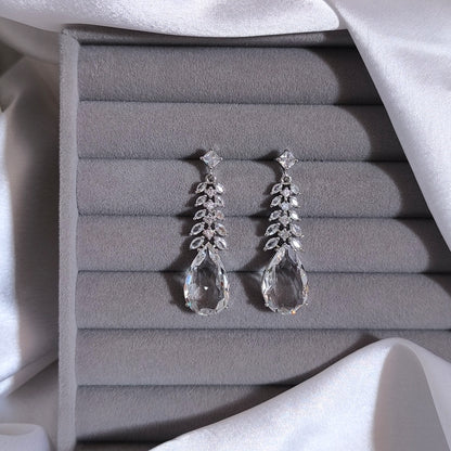 Glacier Leaf Earrings