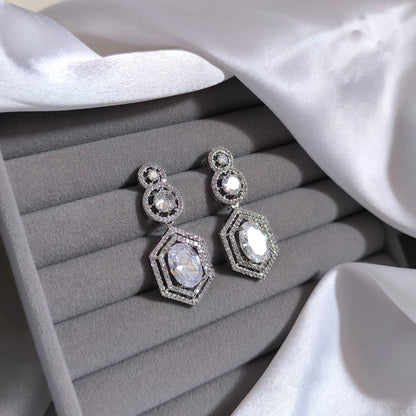 Crystal Halo Hex Drops