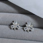 Petite Crystal Flower Studs