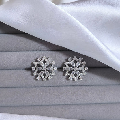 Frosted Star Studs
