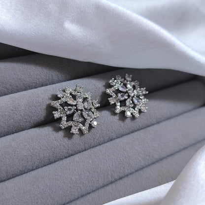 Frosted Star Studs