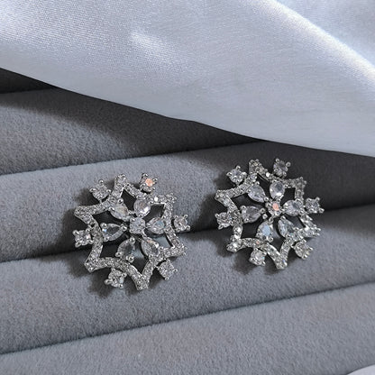 Frosted Star Studs