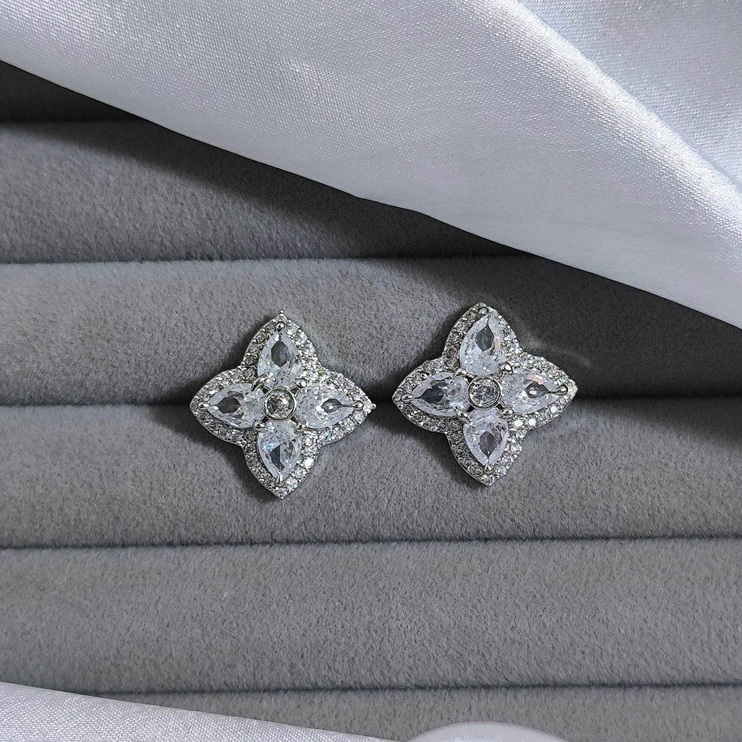 Crystal Flutter Studs
