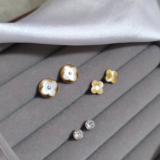 3 Combo of Anti-Tarnish Studs